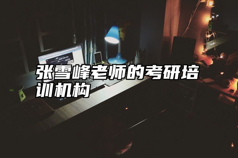 张雪峰老师的考研培训机构