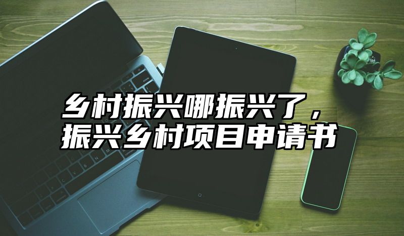 乡村振兴哪振兴了，振兴乡村项目申请书