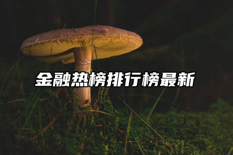 金融热榜排行榜最新