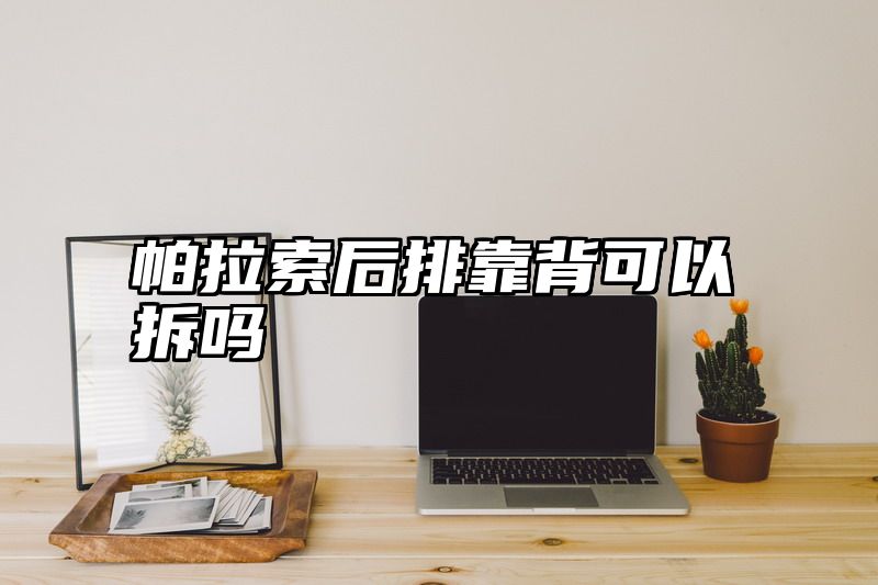 帕拉索后排靠背可以拆吗