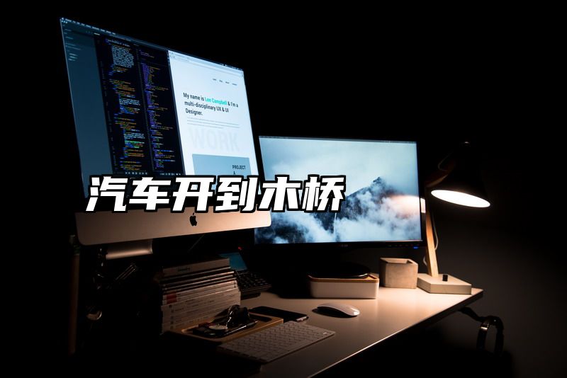 点击查看《汽车开到木桥》全文