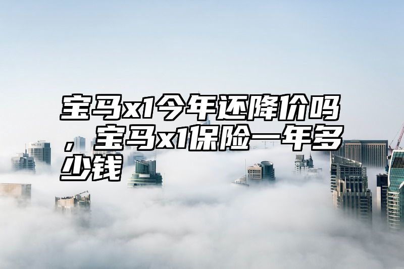 宝马x1今年还降价吗，宝马x1保险一年多少钱