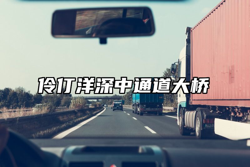 伶仃洋深中通道大桥