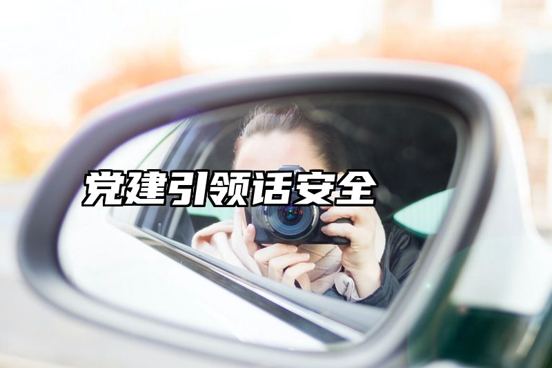 党建引领话安全