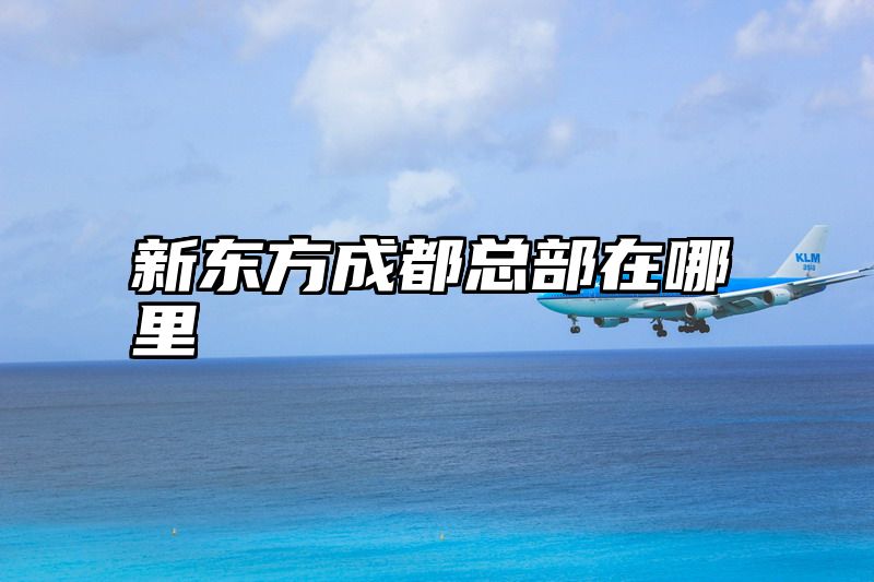 新东方成都总部在哪里