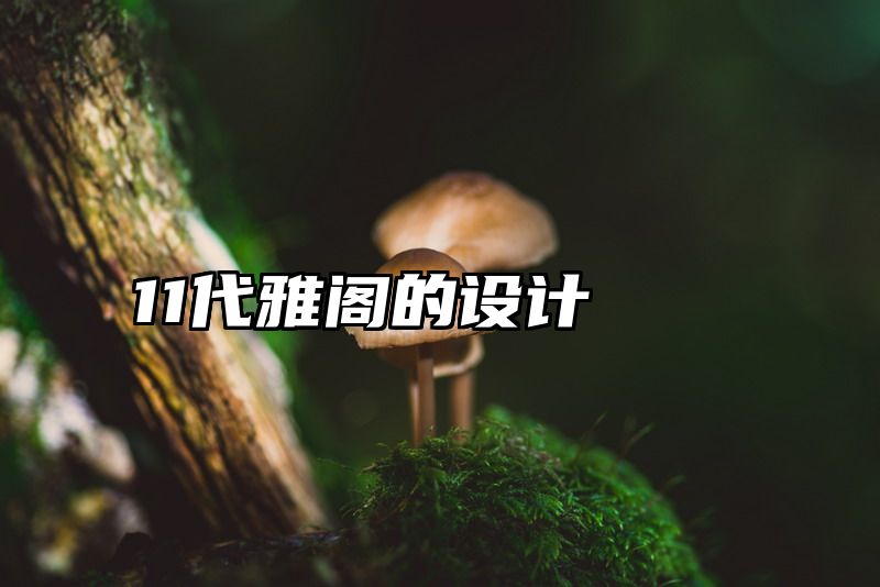 11代雅阁的设计