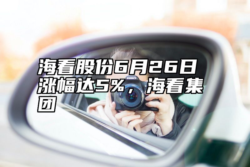 海看股份6月26日涨幅达5%，海看集团