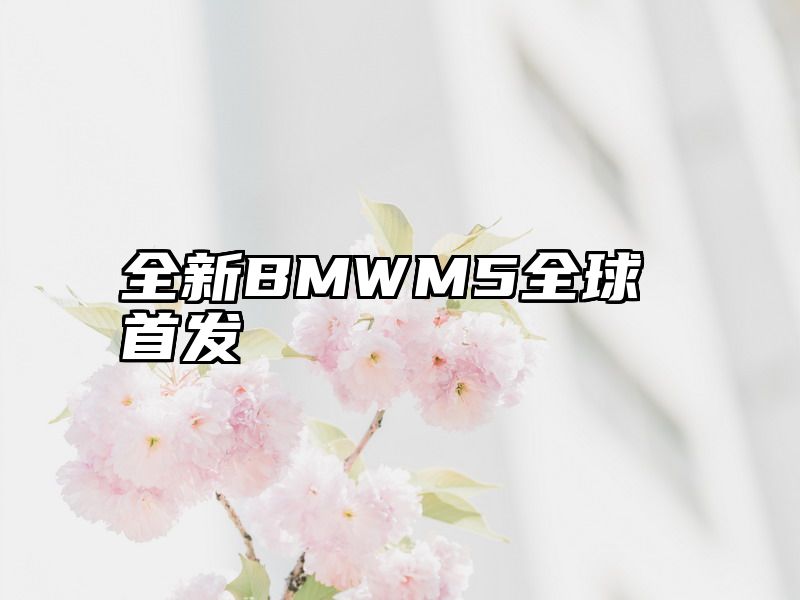 全新BMWM5全球首发
