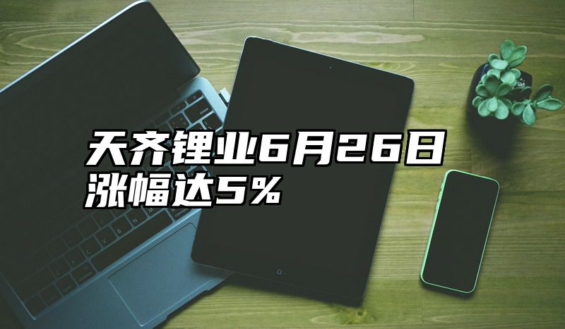 天齐锂业6月26日涨幅达5%