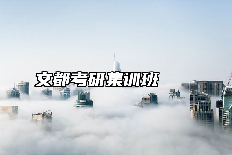 文都考研集训班