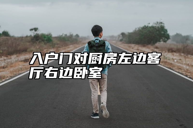点击查看《入户门对厨房左边客厅右边卧室》全文