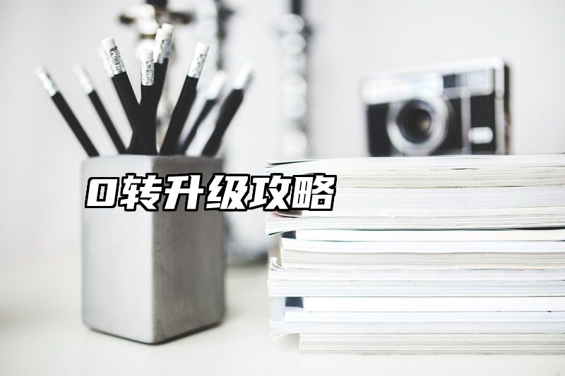 0转升级攻略