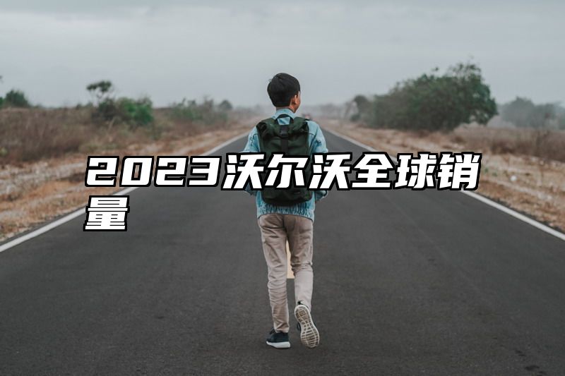 2023沃尔沃全球销量