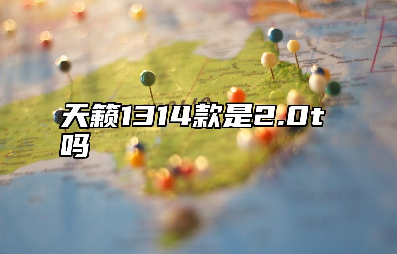 天籁1314款是2.0t吗