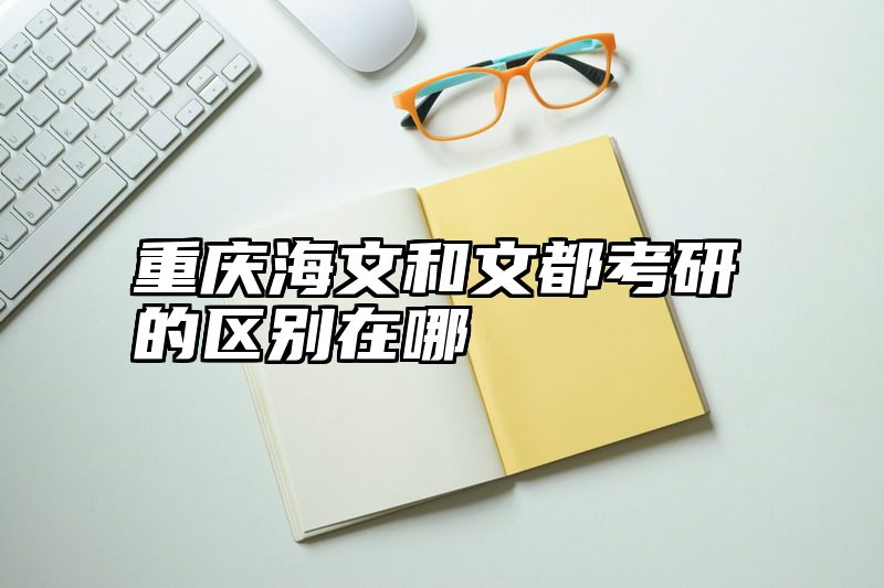 重庆海文和文都考研的区别在哪
