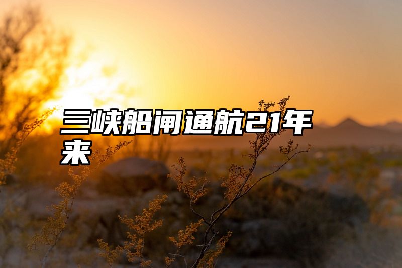 三峡船闸通航21年来