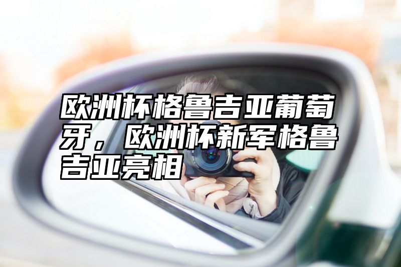 欧洲杯格鲁吉亚葡萄牙，欧洲杯新军格鲁吉亚亮相