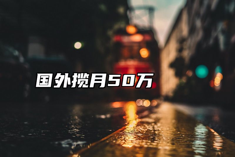 国外揽月50万