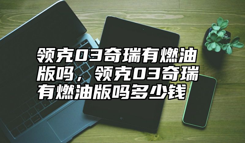 领克03奇瑞有燃油版吗，领克03奇瑞有燃油版吗多少钱