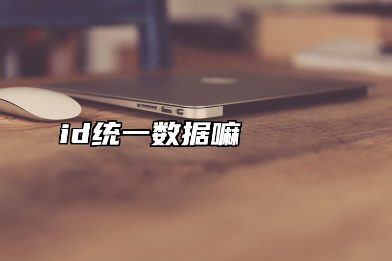 点击查看《id统一数据嘛》全文