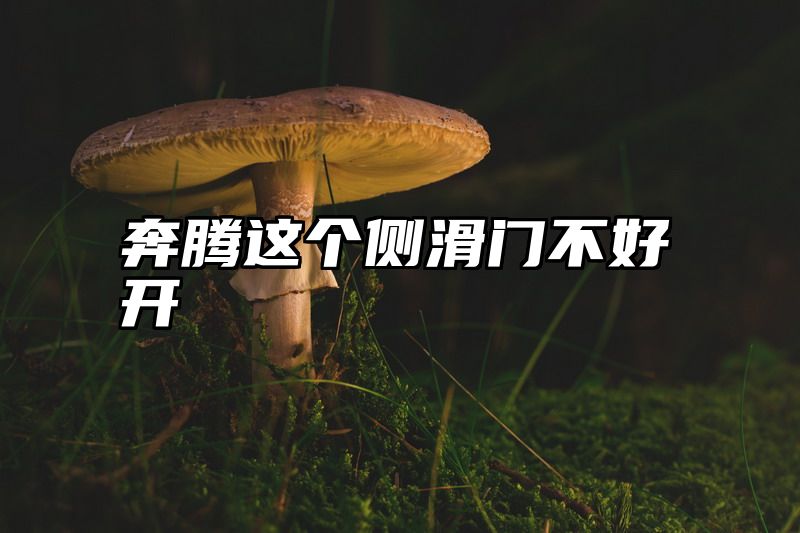 奔腾这个侧滑门不好开