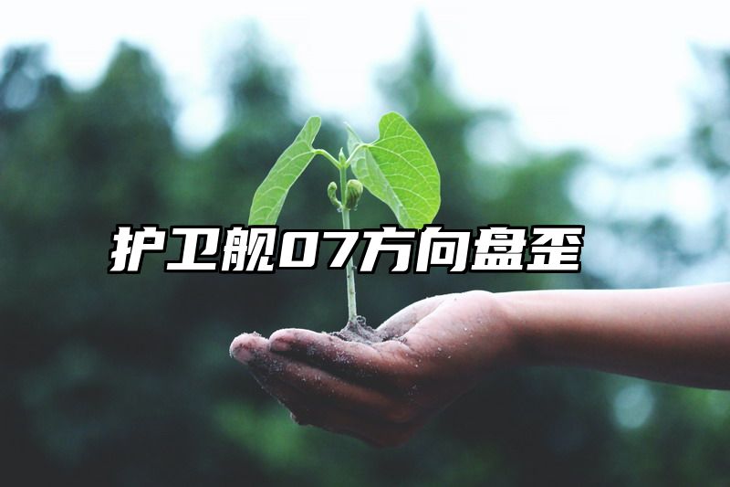 护卫舰07方向盘歪