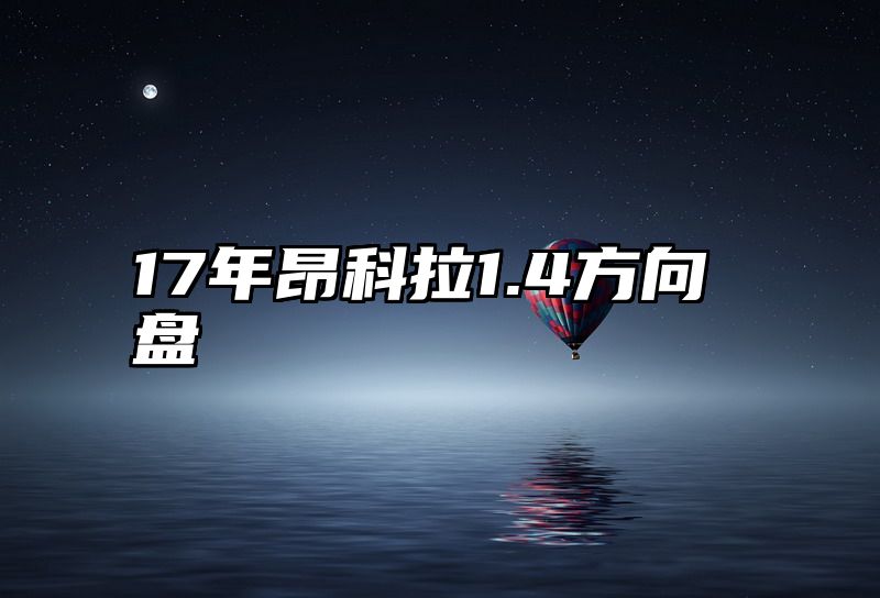 17年昂科拉1.4方向盘