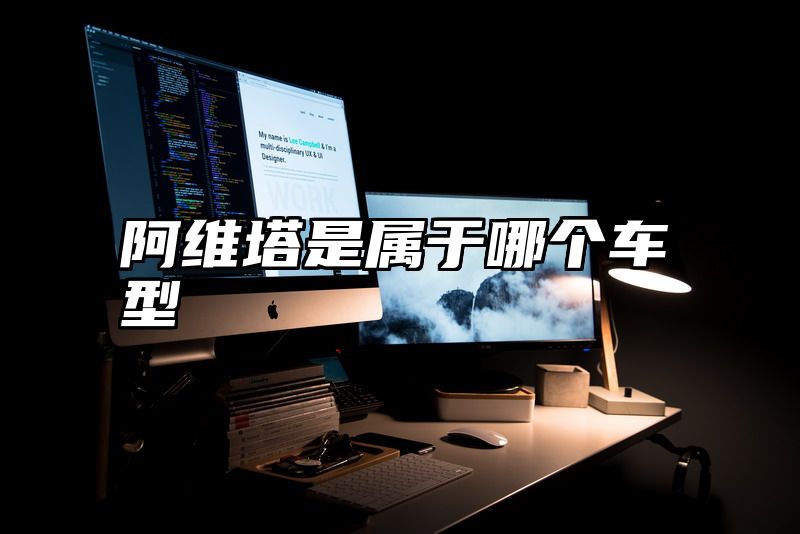 阿维塔是属于哪个车型