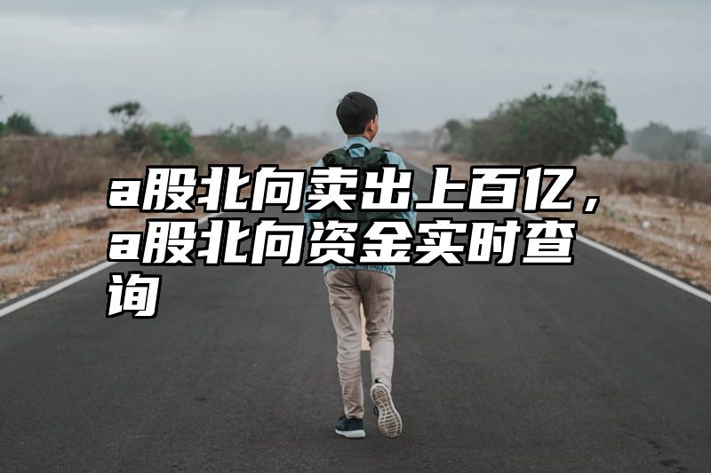 a股北向卖出上百亿，a股北向资金实时查询