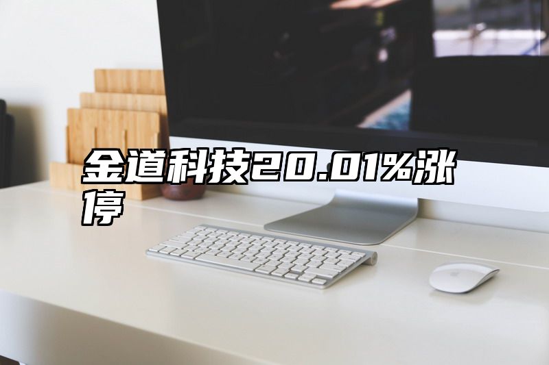 金道科技20.01%涨停