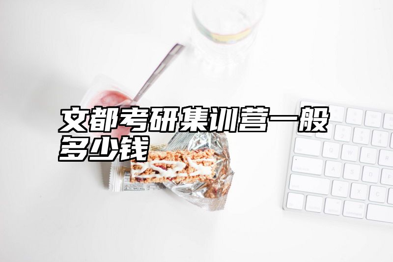 文都考研集训营一般多少钱