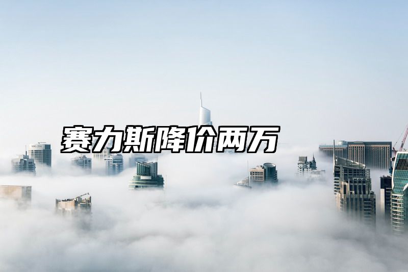 赛力斯降价两万