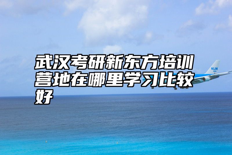 武汉考研新东方培训营地在哪里学习比较好