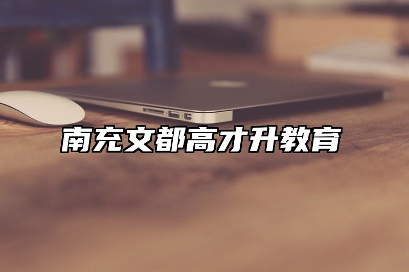南充文都高才升教育