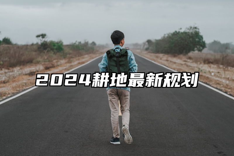 2024耕地最新规划