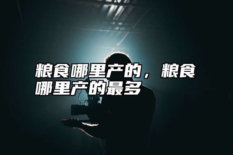 粮食哪里产的，粮食哪里产的最多