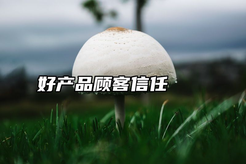 好产品顾客信任