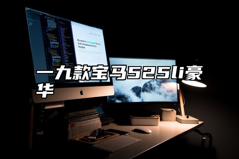 一九款宝马525li豪华