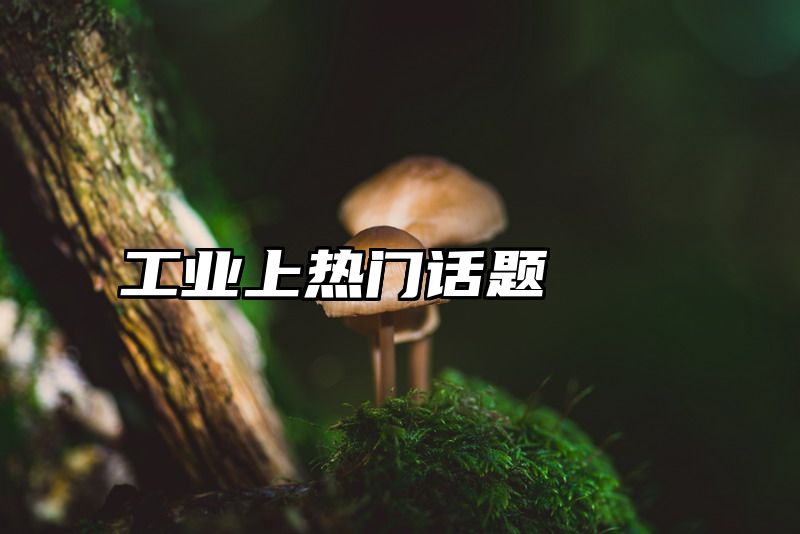 工业上热门话题