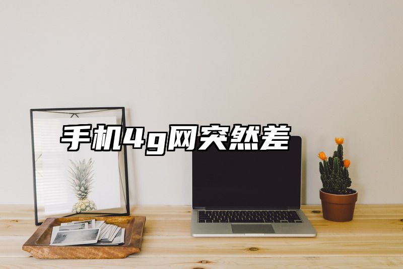 手机4g网突然差