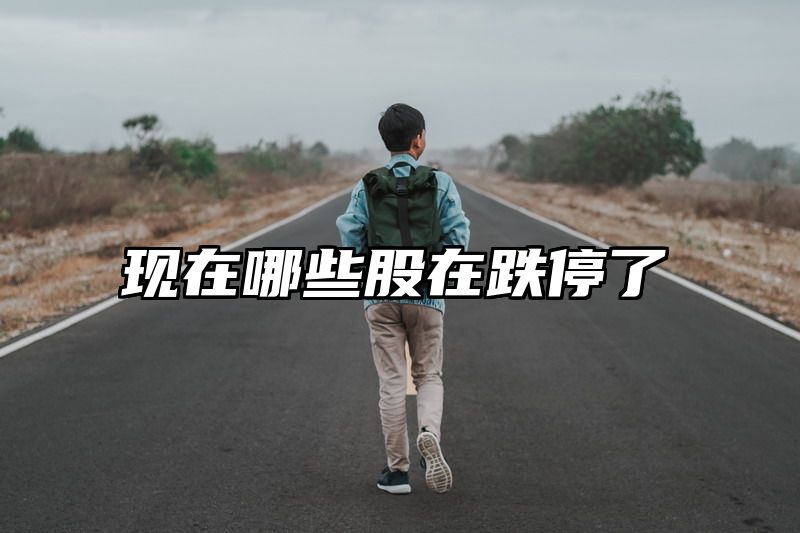 现在哪些股在跌停了