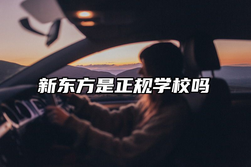 新东方是正规学校吗