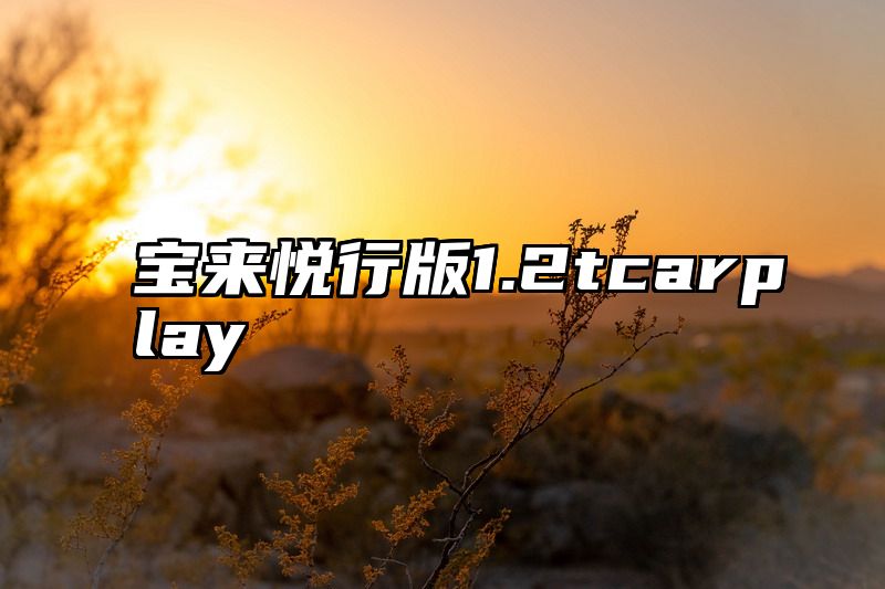 宝来悦行版1.2tcarplay