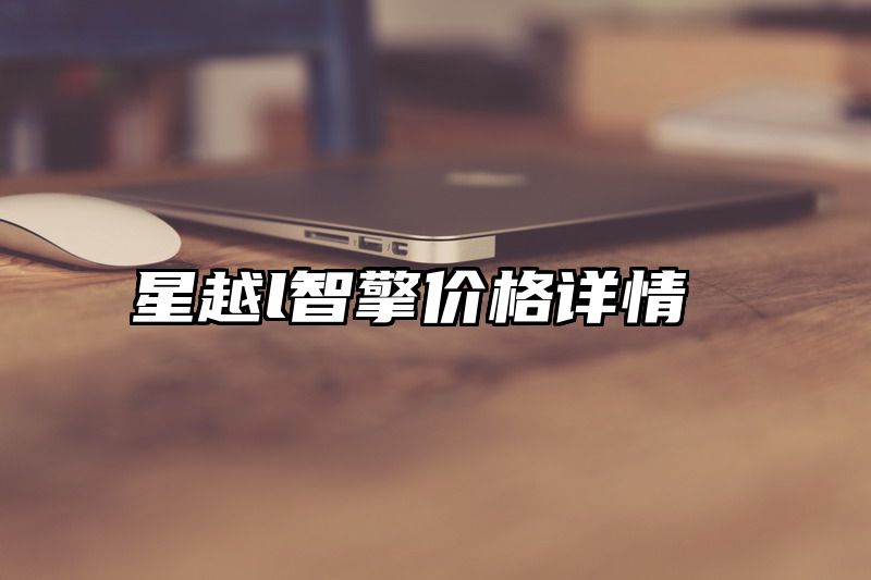 星越l智擎价格详情