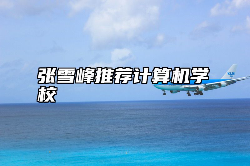 张雪峰推荐计算机学校