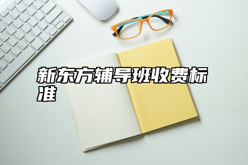 新东方辅导班收费标准