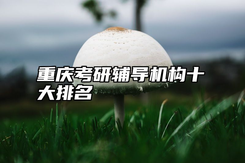 重庆考研辅导机构十大排名