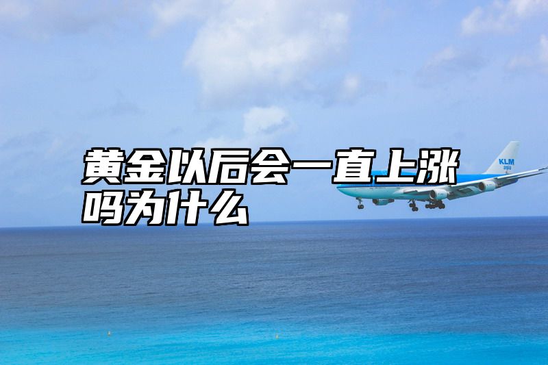 黄金以后会一直上涨吗为什么