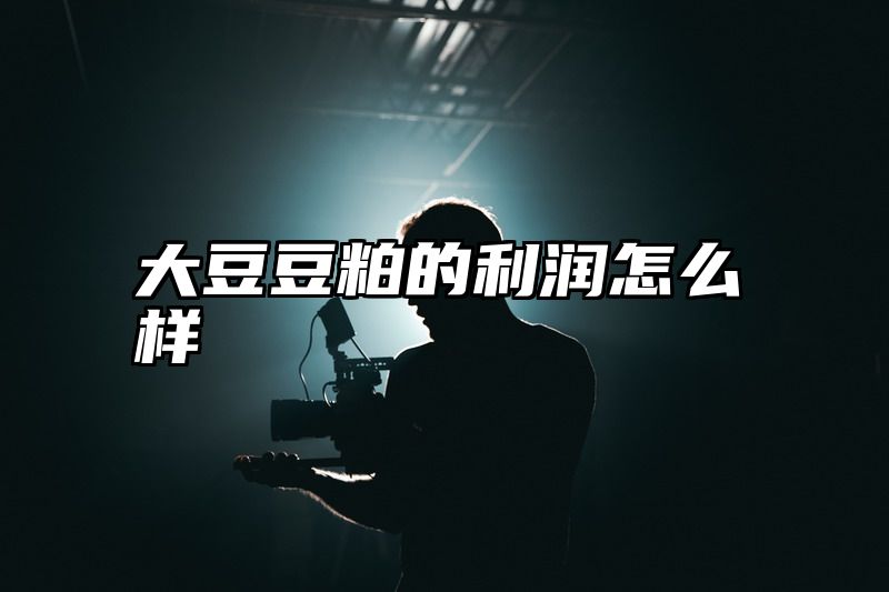 大豆豆粕的利润怎么样