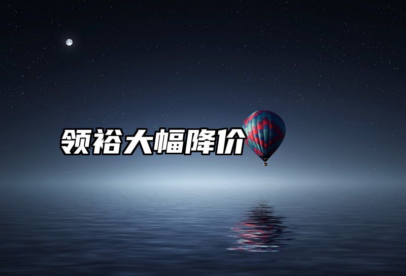 领裕大幅降价